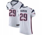 New England Patriots #29 Duke Dawson White Vapor Untouchable Elite Player Football Jersey
