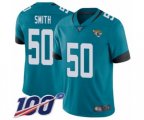 Jacksonville Jaguars #50 Telvin Smith Teal Green Alternate Vapor Untouchable Limited Player 100th Season Football Jersey