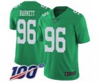 Philadelphia Eagles #96 Derek Barnett Limited Green Rush Vapor Untouchable 100th Season Football Jersey