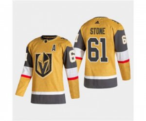 Vegas Golden Knights #61 Mark Stone 2020-21 Authentic Player Alternate Stitched Hockey Jersey Gold