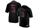 Men's Alabama Crimson Tide Calvin Ridley #3 College Football Limited Jersey - Blackout