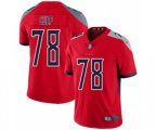 Tennessee Titans #78 Curley Culp Limited Red Inverted Legend Football Jersey