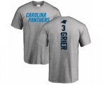 Carolina Panthers #3 Will Grier Ash Backer T-Shirt