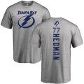 Tampa Bay Lightning #77 Victor Hedman Ash Backer T-Shirt