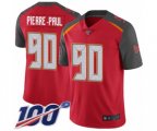 Tampa Bay Buccaneers #90 Jason Pierre-Paul Red Team Color Vapor Untouchable Limited Player 100th Season Football Jersey