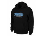 Carolina Panthers Authentic font Pullover Hoodie Black