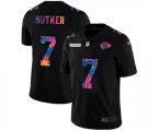 Kansas City Chiefs #7 Harrison Butker Multi-Color Black 2020 NFL Crucial Catch Vapor Untouchable Limited Jersey