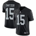 Oakland Raiders #15 Ryan Switzer Black Team Color Vapor Untouchable Limited Player NFL Jersey