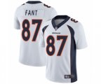 Denver Broncos #87 Noah Fant White Vapor Untouchable Limited Player Football Jersey
