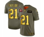 Washington Redskins #21 Sean Taylor Olive Gold 2019 Salute to Service Limited Player Football Jersey