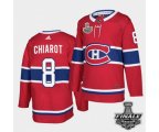 Montreal Canadiens #8 Ben Chiarot Red Home Authentic 2021 NHL Stanley Cup Final Patch Jersey