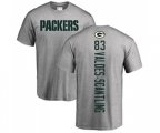 Green Bay Packers #83 Marquez Valdes-Scantling Ash Backer T-Shirt
