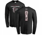 Atlanta Falcons #25 Ito Smith Black Backer Long Sleeve T-Shirt