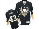 Pittsburgh Penguins #43 Conor Sheary Premier Black Home NHL Jersey