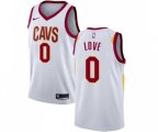 Cleveland Cavaliers #0 Kevin Love Authentic White Home Basketball Jersey - Association Edition