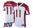 Arizona Cardinals #11 Larry Fitzgerald White Vapor Untouchable Limited Player 100th Season Football Jersey