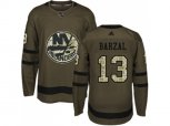 New York Islanders #13 Mathew Barzal Green Salute to Service Stitched NHL Jersey
