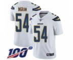 Los Angeles Chargers #54 Melvin Ingram White Vapor Untouchable Limited Player 100th Season Football Jersey