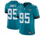 Jacksonville Jaguars #95 Abry Jones Teal Green Alternate Vapor Untouchable Limited Player Football Jersey