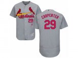 St. Louis Cardinals #29 Chris Carpenter Grey Flexbase Authentic Collection MLB Jersey