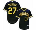 Pittsburgh Pirates #27 Kent Tekulve Black Flexbase Authentic Collection Cooperstown Baseball Jersey