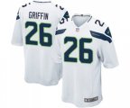 Seattle Seahawks #26 Shaquill Griffin Game White Football Jersey