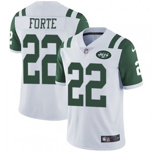 New York Jets #22 Matt Forte White Vapor Untouchable Limited Player NFL Jersey