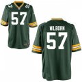 Green Bay Packers #57 Ray Wilborn Nike Green Vapor Limited Player Jersey