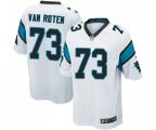 Carolina Panthers #73 Greg Van Roten Game White Football Jersey