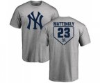 MLB Nike New York Yankees #23 Don Mattingly Gray RBI T-Shirt