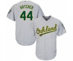 Oakland Athletics #44 Chris Hatcher Replica Grey Road Cool Base Baseball Jersey