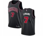 Chicago Bulls #7 Timothe Luwawu Authentic Black Basketball Jersey Statement Edition
