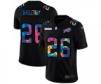 Buffalo Bills#26 Devin Singletary Multi-Color Black 2020 NFL Crucial Catch Vapor Untouchable Limited Jersey