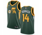Utah Jazz #14 Jeff Hornacek Green Swingman Jersey - Earned Edition