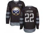 Adidas Buffalo Sabres #22 Johan Larsson Black 1917-2017 100th Anniversary Stitched NHL Jersey