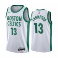 Nike Celtics #13 Tristan Thompson White NBA Swingman 2020-21 City Edition Jersey