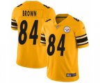 Pittsburgh Steelers #84 Antonio Brown Limited Gold Inverted Legend Football Jersey