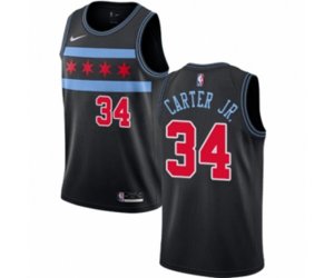 Chicago Bulls #34 Wendell Carter Jr. Swingman Black NBA Jersey - City Edition