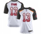 Tampa Bay Buccaneers #13 Mike Evans Elite White Road Drift Fashion Football Jersey