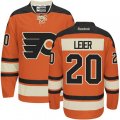 Philadelphia Flyers #20 Taylor Leier Premier Orange New Third NHL Jersey