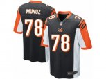 Cincinnati Bengals #78 Anthony Munoz Game Black Team Color NFL Jersey