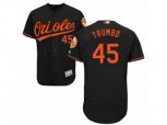 Baltimore Orioles #45 Mark Trumbo Black Flexbase Authentic Collection MLB Jersey
