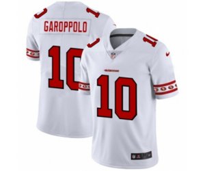 San Francisco 49ers #10 Jimmy Garoppolo White Team Logo Cool Edition Jersey