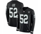 Oakland Raiders #52 Marquel Lee Limited Black Therma Long Sleeve Football Jersey