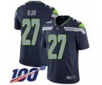 Seattle Seahawks #27 Marquise Blair Navy Blue Team Color Vapor Untouchable Limited Player 100th Season Football Jersey
