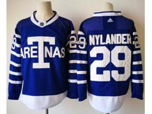 Toronto Maple Leafs #29 William Nylander Blue Authentic 1918 Arenas Throwback Stitched NHL Jersey