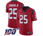 Houston Texans #25 Duke Johnson Jr Red Alternate Vapor Untouchable Limited Player 100th Season Football Jersey