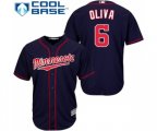 Minnesota Twins #6 Tony Oliva Authentic Light Blue Cooperstown Throwback Baseball Jersey