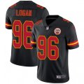 Kansas City Chiefs #90 Bennie Logan Limited Black Rush Vapor Untouchable NFL Jersey