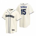 Nike Seattle Mariners #15 Kyle Seager Cream Alternate Stitched Baseball Jersey